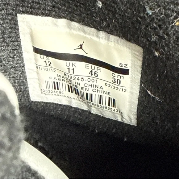 Nike AIR JORDAN Son Of Mars Mid Low Bred 512245-001 Men's Size 12 Black/ Red - Picture 12 of 13